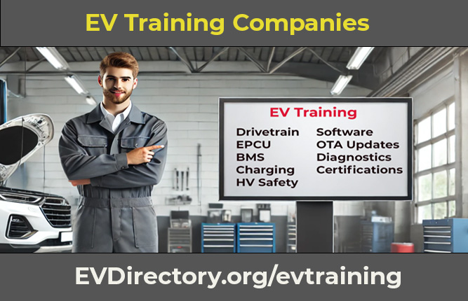 EV Training Companies Directory List