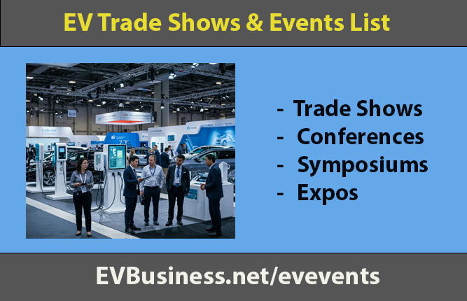 Electric Vehicle - EV Trade Shows and Conferences Events List