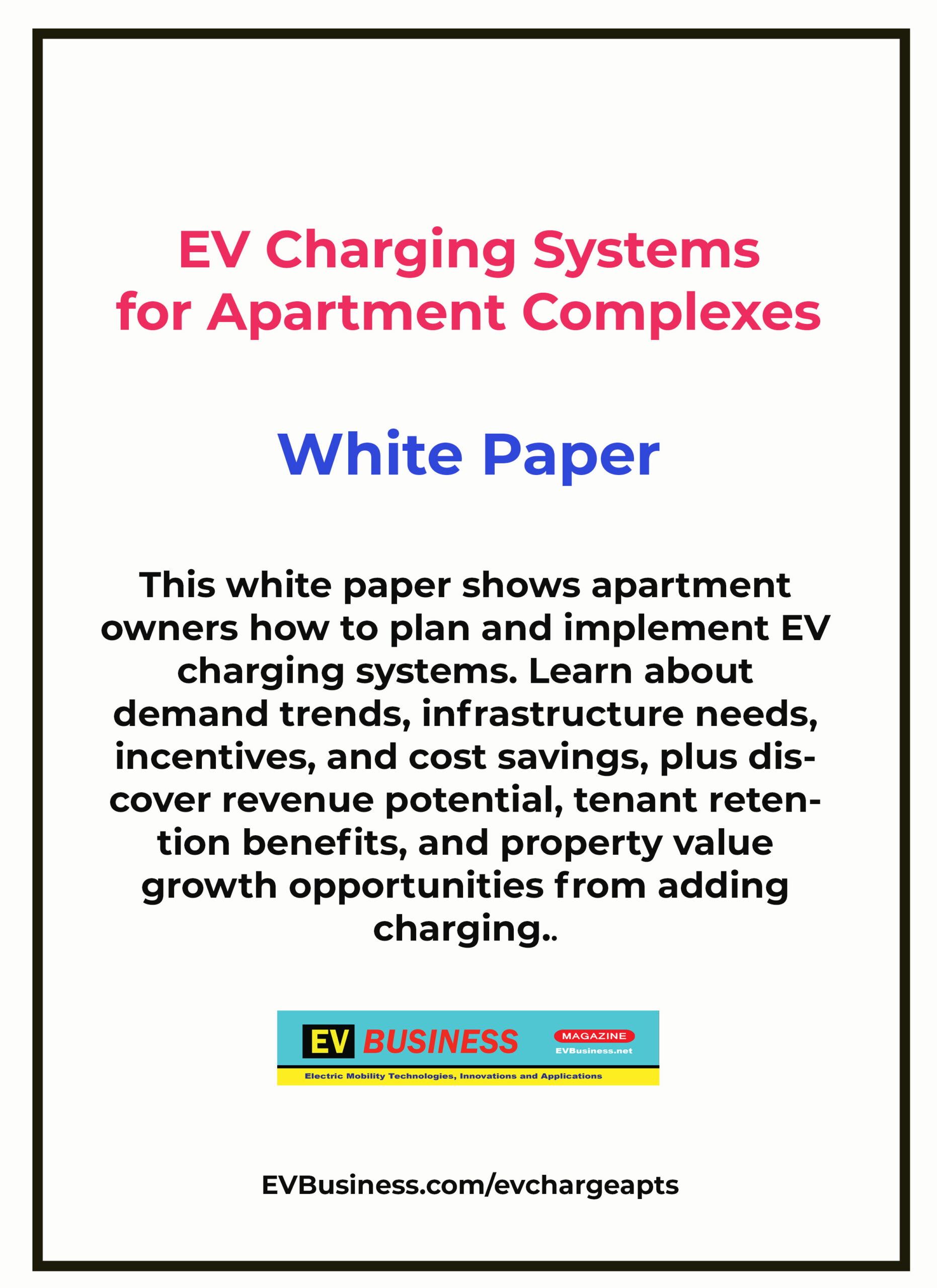 EV Charging Systems for Apartment Complexes