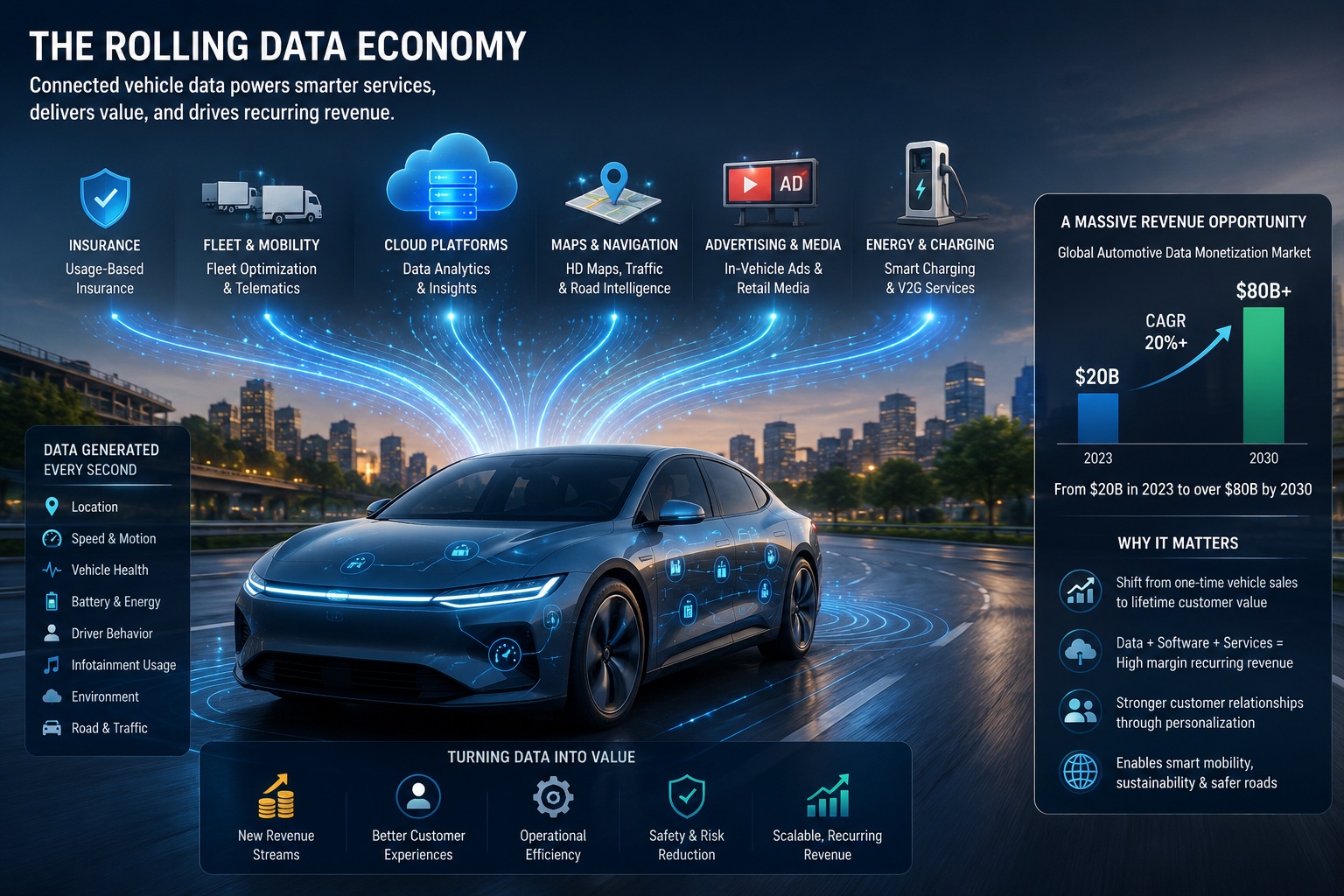Connected Vehicle Data Monetization