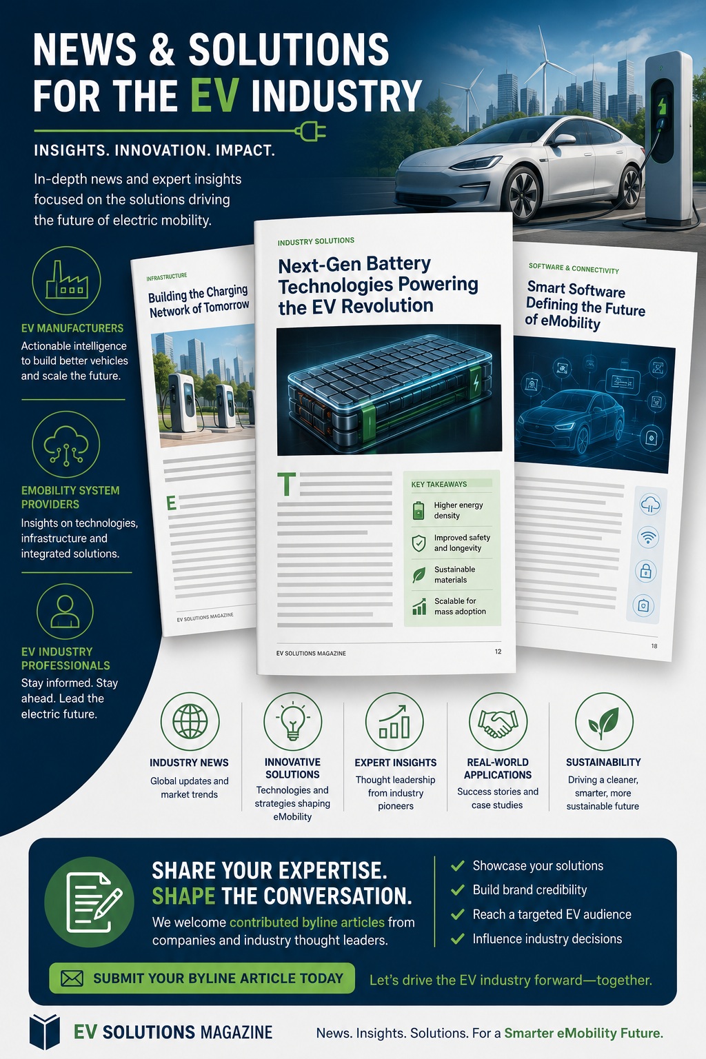 EV Business Magazine Articles - Editors and Contributed Byline